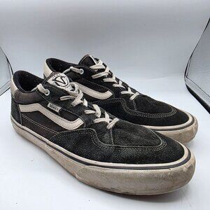 Vans Rowan Mens Size 13 Black White Sneaker Shoes Casual Athletic Outdoors